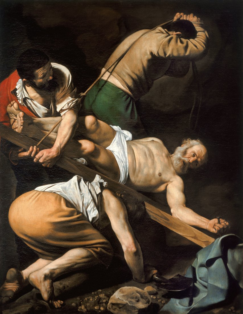 Caravaggio: Szent Péter keresztrefeszítése