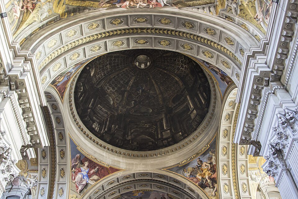 A Sant’Ignazio festett álkupolája