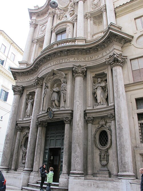 San Carlo alle Quattro Fontane – Via del Quirinale · Quattro Fontane